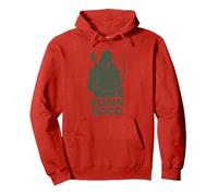 Robin Hood (green) Pullover Hoodie, Adult Unisex, Red, XX-Large