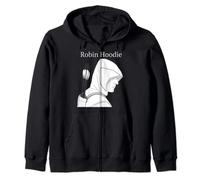 Robin Hood in a Hoodie Zip Hoodie