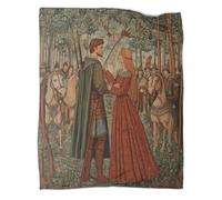 Robin Hood in The Woods Home Use Bedding 3D Red Haired Girl Crowd Hunter Digital Printed Plush Bed Blanket Boys And Girls Sofa Throws 80x90inch(200x230cm)
