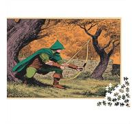 Robin Hood Medieval Style 1000pcs (75x50cm) Erwachsenenpuzzle - Erwachsenenpuzzle DIY-Puzzlespielzeug