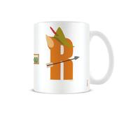 Robin Hood R Mug in White Robin Hood White