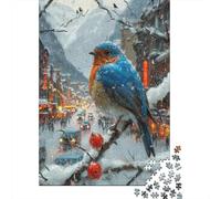 Robin Jigsaw Puzzles for Adults 1000 Piece Jigsaw Puzzles for Adults,JigsawPuzzle 1000 Pieces for Adults Challenging Puzzle Games 1000pcs (75x50cm)