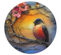 Robin Jigsaw Puzzles Puzzles for Adults Kids. 1000 Piece Great Gifts Challenge Toy Educational Game Home Decoration for Adults& Kids Age 14 Years Up 1000pcs (67.5x67.5cm)