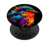 Robin Minimalist and Vibrant Style Birthday Christmas PopSockets Adhesive PopGrip