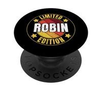 Robin Name Limited Edition Personalized Birthday Retro PopSockets Adhesive PopGrip