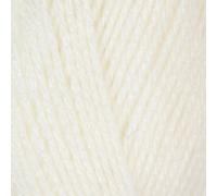 Robin premium acrylic double knit yarn, shade 040, White