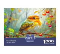 Robin Puzzle - Premium Jigsaw Puzzles For Adults - Jigsaws 1000 Piece Jigsaw Puzzles For Adults - Unique Cut Jigsaw Board - Adult Puzzles And Puzzle Board for Stress Relief 1000pcs (75x50cm)