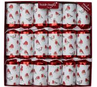 Robin Reed 6 x 13 (33cm) Racing ROBIN Christmas Crackers - Handmade race game included - 71803