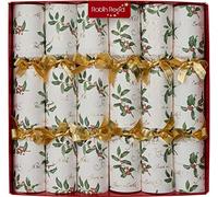 Robin Reed 6 x 14 (inch) Handmade Luxury Christmas Crackers Joy Noel - with luxury Knightsbridge gifts - 82217