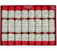 Robin Reed 8 x 14 (35cm) Musical Christmas Crackers with metal handbells