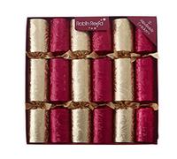 Robin Reed Set of 12 Red Decadence Christmas Crackers