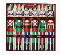 Robin Reed Set of 6 Racing Nutcracker Christmas Crackers