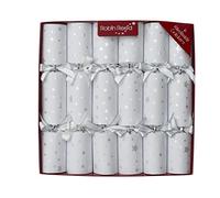 Robin Reed Set of 6 Silver Bells Christmas Crackers