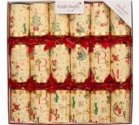 Robin Reed Supersized 6 x 14 inch Deluxe Christmas Crackers - Holiday Time paper from Italy and deluxe Knightsbridge gifts