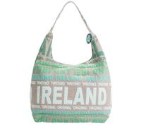Robin Ruth Ireland shoulder bag, blue and white (Beige and Green)