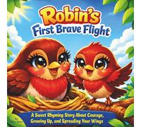 Robin’s First Brave Flight: A Sweet Rhyming Story About Courage, Growing Up, and Spreading Your Wings| Animals| Birds| Emotions| Perfect for ages 3-7| 30 Pages| Size 8.5 x 8.5 (Childrens Books)