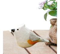 Robin Sculpture - Hand Painted Bird Decoration Figurine Bird Figurine Hand Painted Robin Statue Home Decor Sculpture Small Shelf Art de la Naturale