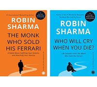 Robin Sharma 2 Books Collection Set [The Monk Who Sold His Ferrari & Who Will Cry When You Die?]