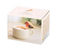 Robin Tealight Holder | Festive Table Decor | Ceramic Robin Design Candle Holder