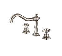 Robinet de Salle de Bain Vintage, Robinet à Eau Chaude Froide, Robe de Robinet de lavabo en Lait