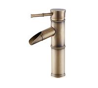 Robinets de Salle de Bain Robinet de Cascade en Laiton rétro en Laiton Robinet de Toilette Robinet de Toilette Unique