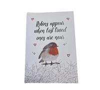 Robins Appear When Lost Loved Ones Are Near Thinking Of You Sympathy Bereavement Greeting Card