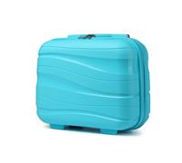 (Robin's Egg Blue, 14 inch) One Or Four Pieces Lightweight PP Hard Shell Suitcase With TSA Lock