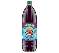Robinso Squash 1.75L Variety Pack - Assorted Fruit Flavours, No Added Sugar, Concentrated Cordial Drink (Robinsons Double Strength Apple & Blackcurrant Squash 1.75L)