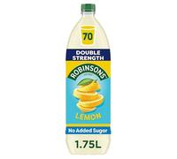 Robinso Squash 1.75L Variety Pack - Assorted Fruit Flavours, No Added Sugar, Concentrated Cordial Drink (Robinsons Double Strength Lemon Squash 1.75L)