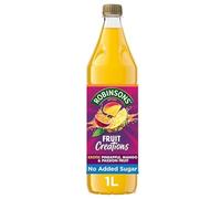 Robinso Squash 1L Variety Pack - Assorted Fruit Flavours, No Added Sugar, Concentrated Cordial Drink (Robinsons Creations Pineapple, Mango & Passion Fruit Squash 1L)