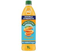 Robinso Squash 1L Variety Pack - Assorted Fruit Flavours, No Added Sugar, Concentrated Cordial Drink (Robinsons Double Strength Orange No Added Sugar Squash 1L)