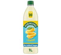 Robinso Squash 1L Variety Pack - Assorted Fruit Flavours, No Added Sugar, Concentrated Cordial Drink (Robinsons Lemon No Added Sugar Squash 1L)