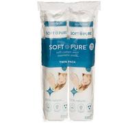 Robinson Soft Pure Luxury Cotton Wool Cosmetic Pads, White, 200 Count