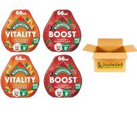 Robinsons 2x Vitality Peach, Mango & Passion Fruit +2x Boost Benefit Drops Raspberry, Strawberry & Acai with Vitamin B6 - No Added Sugar - Real Fruit in Every Drop