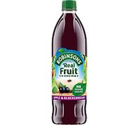 Robinsons Apple & Blackcurrant No Added Sugar Squash 1 Bottle of 1L