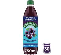 Robinsons Double Concentrate No Added Sugar Blackcurrant 750ml