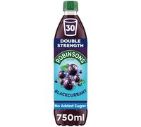 Robinsons Double Strength Blackcurrant No Added Sugar Squash 750ml