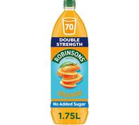 Robinsons Double Strength Orange No Added Sugar Squash 1.75L
