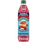 Robinsons Double Strength Summer Fruits No Added Sugar Squash 750ml