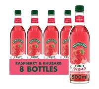 Robinsons Fruit Cordial, Raspberry, Rhubarb and Orange Blossom, 8 x 500 ml