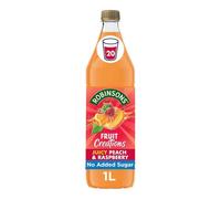Robinsons Fruit Creations Real Fruit Squash 1L peach and raspberry