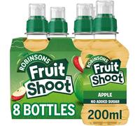 Robinsons Fruit Shoot Apple | Kids Juice | 200ml Bottle | 8 Pack