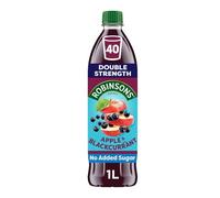 Robinsons Fruit Squash Low Calorie Double Strength Apple and Blackcurrant 1 Litre
