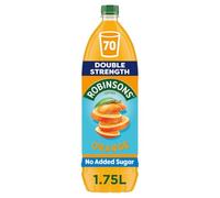 Robinsons Fruit Squash - Low Calorie - Double Strength - Orange 1.75 Litre