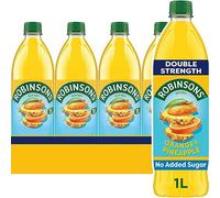 Robinsons Fruit Squash - Low Calorie - Double Strength - Orange and Pineapple 1 Litre, 12 Count