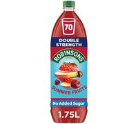 Robinsons Summer Fruits No Added Sugar Squash 1.75L