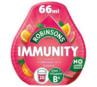 Robinsons Immunity Benefit Drops Orange & Guava, with Vitamin C and Zinc - 66ml
