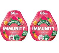 Robinsons Immunity Benefit Drops Orange & Guava, with Vitamin C and Zinc - 66ml (Pack of 2)
