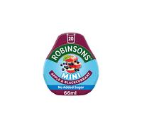 Robinsons Mini Apple & Blackcurrant On-The-Go Squash 66ml (Pack of 6)
