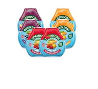 Robinsons Mini Fruit Squash Drinks Bundle - 3 Flavour Multipack, 2 Each Flavour, Summer Fruits, Orange & Apple Blackcurrant